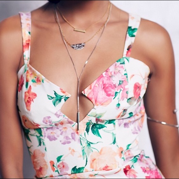 ⬇️$115🚨BUY NOW🚨 AGAIN DYLAN FLORAL MIDI DRESS - Picture 2 of 6